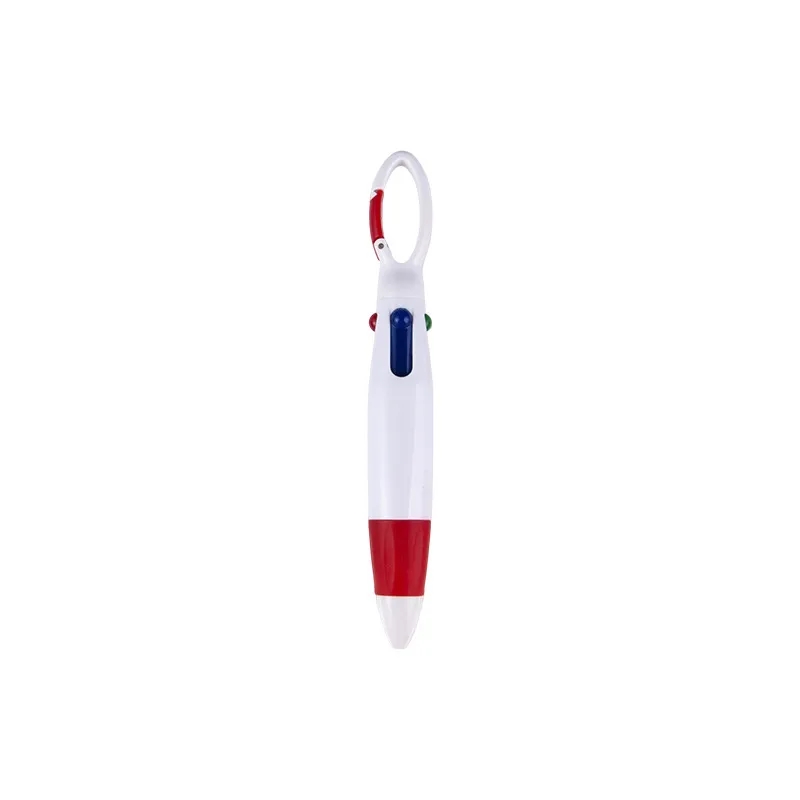 Four Color Retractable Button Pen Plastic 7