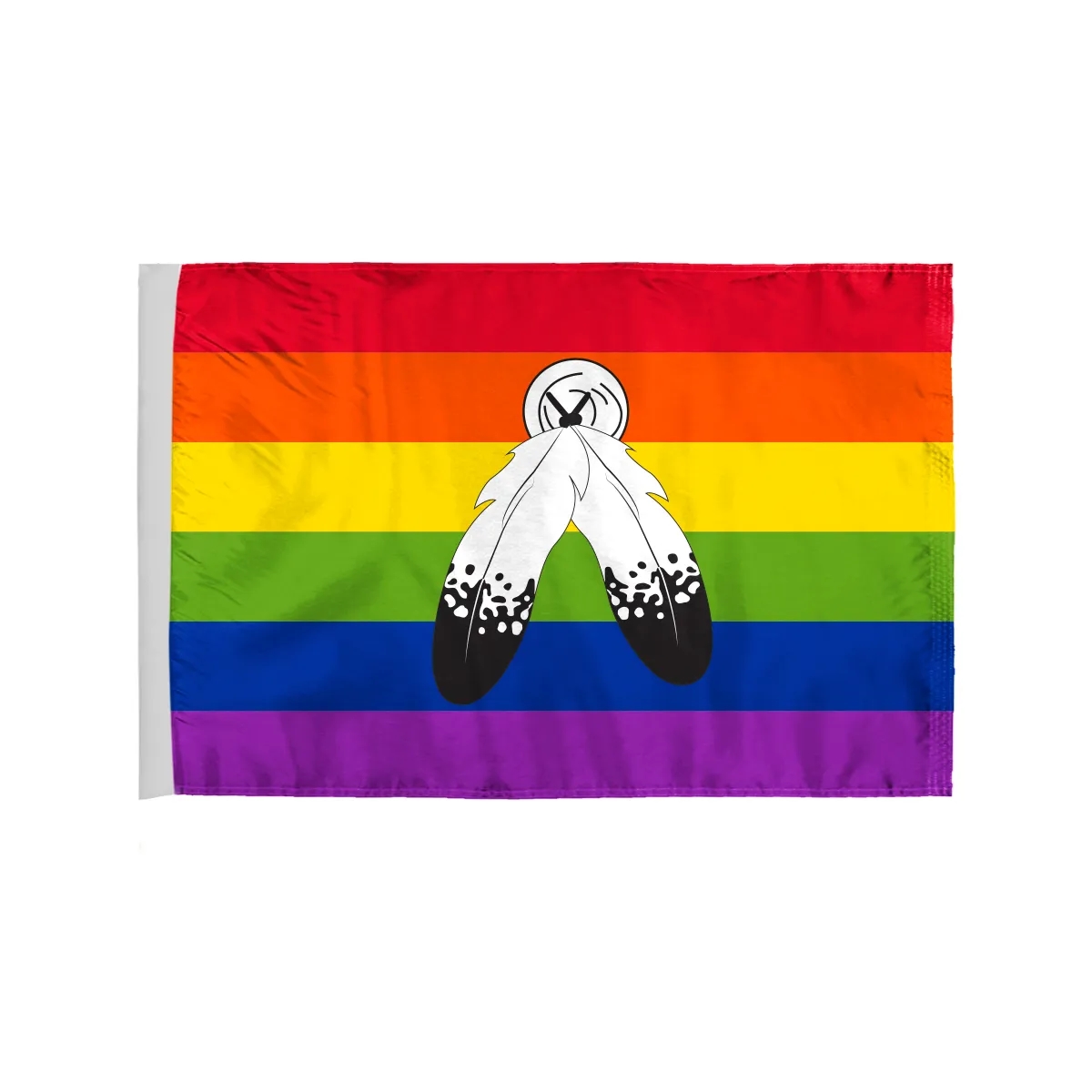 Two-Spirit Motorcycle Flag 1