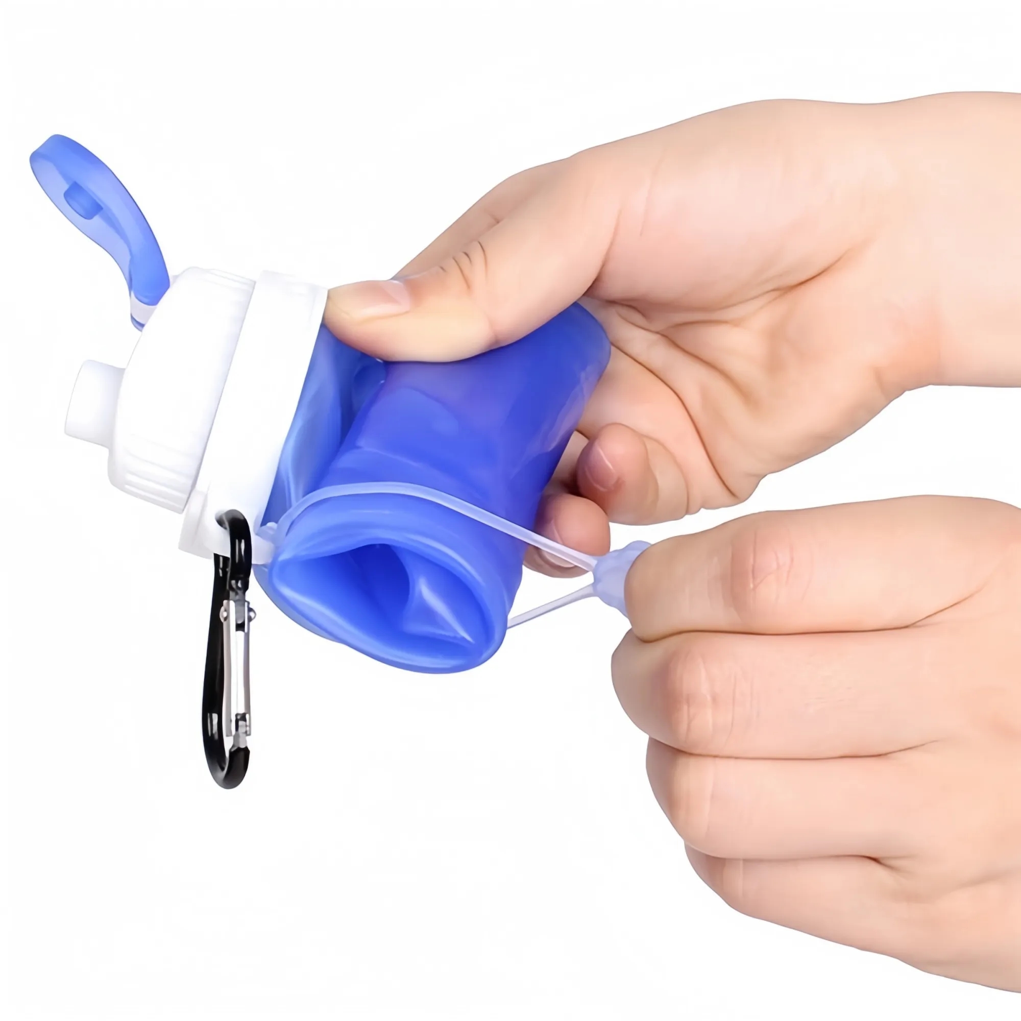 17OZ Collapsible Silicone Water Bottle 4
