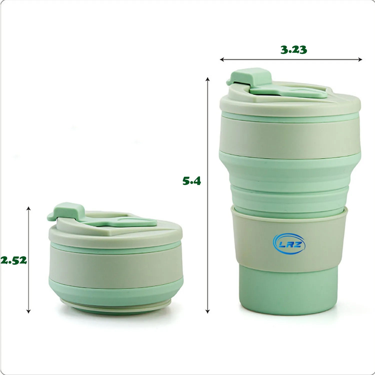 12oz. Collapsible Silicone Travel Folding Cup 3