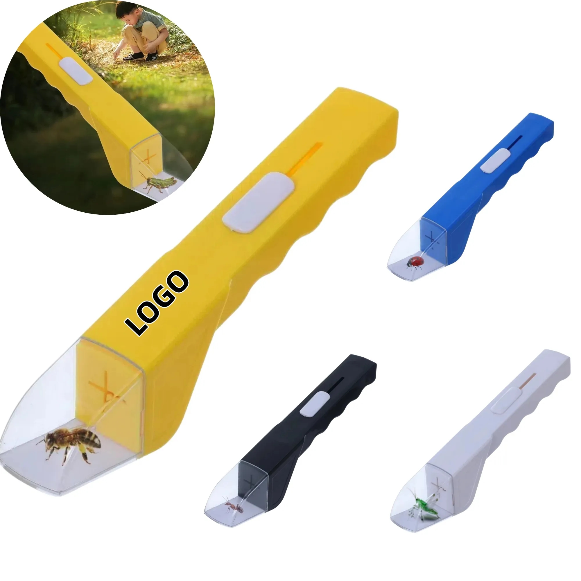 Handheld insect catcher