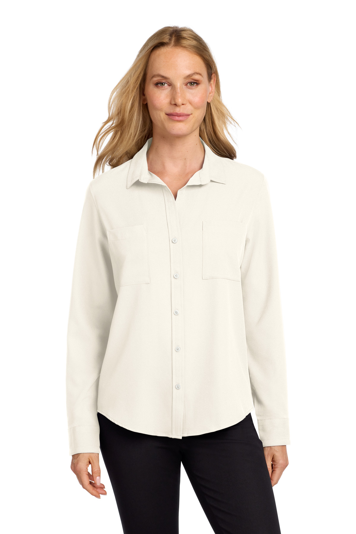 Mercer+Mettle Women's Stretch Crepe Long Sleeve Camp MM2013 10