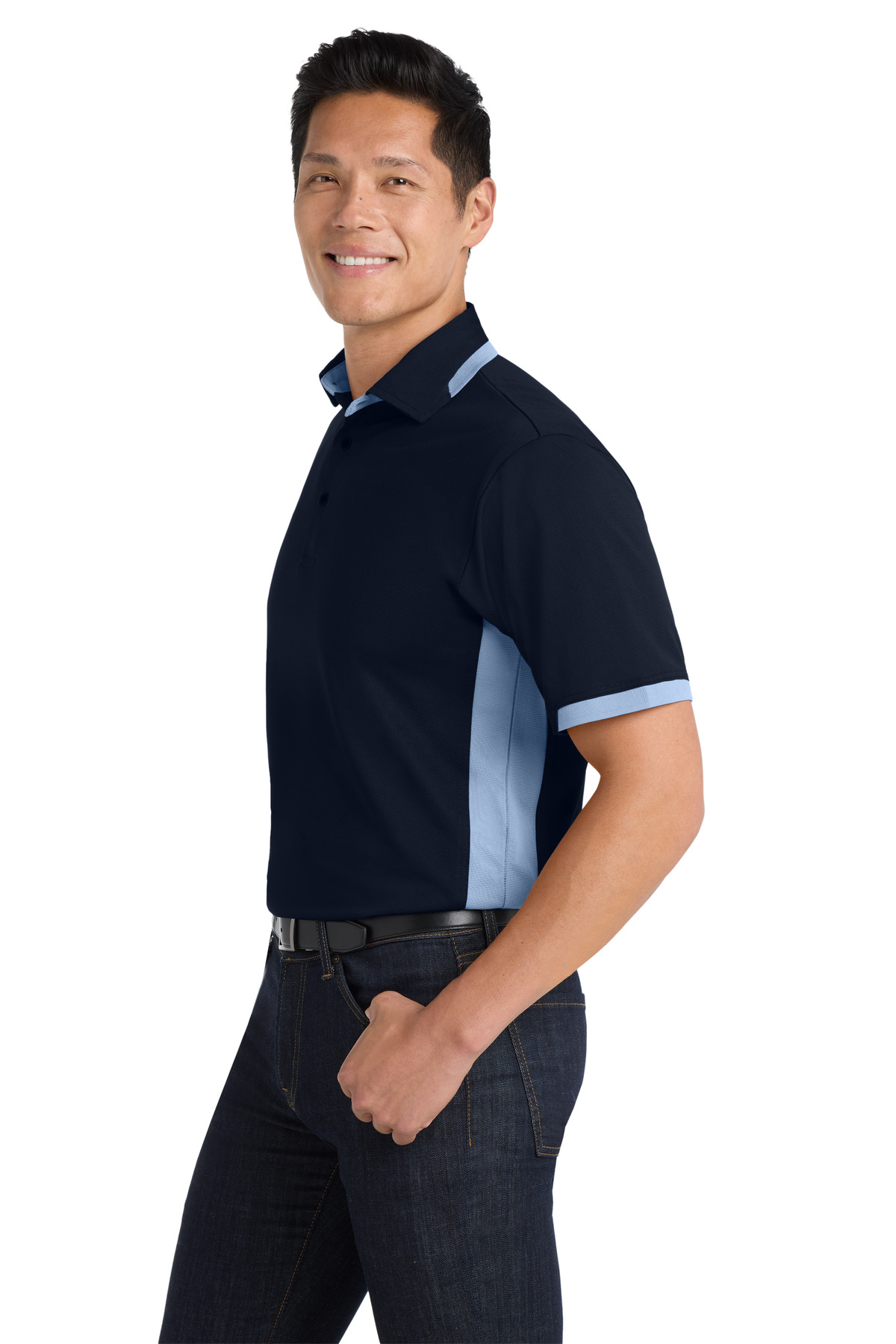 Port Authority Dry Zone Colorblock Ottoman Polo. K524 25