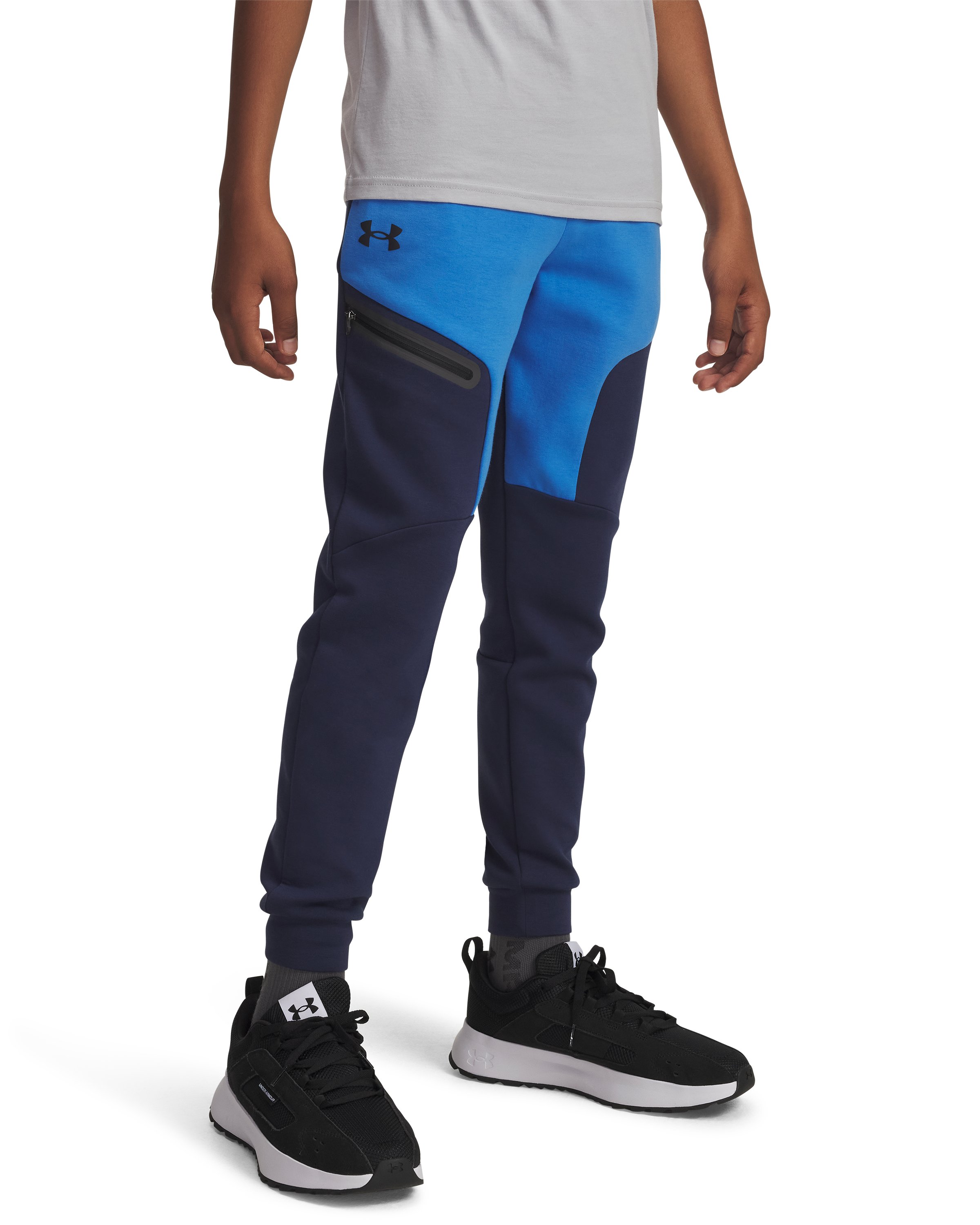 UA Unstoppable Fleece Boys' Joggers 1