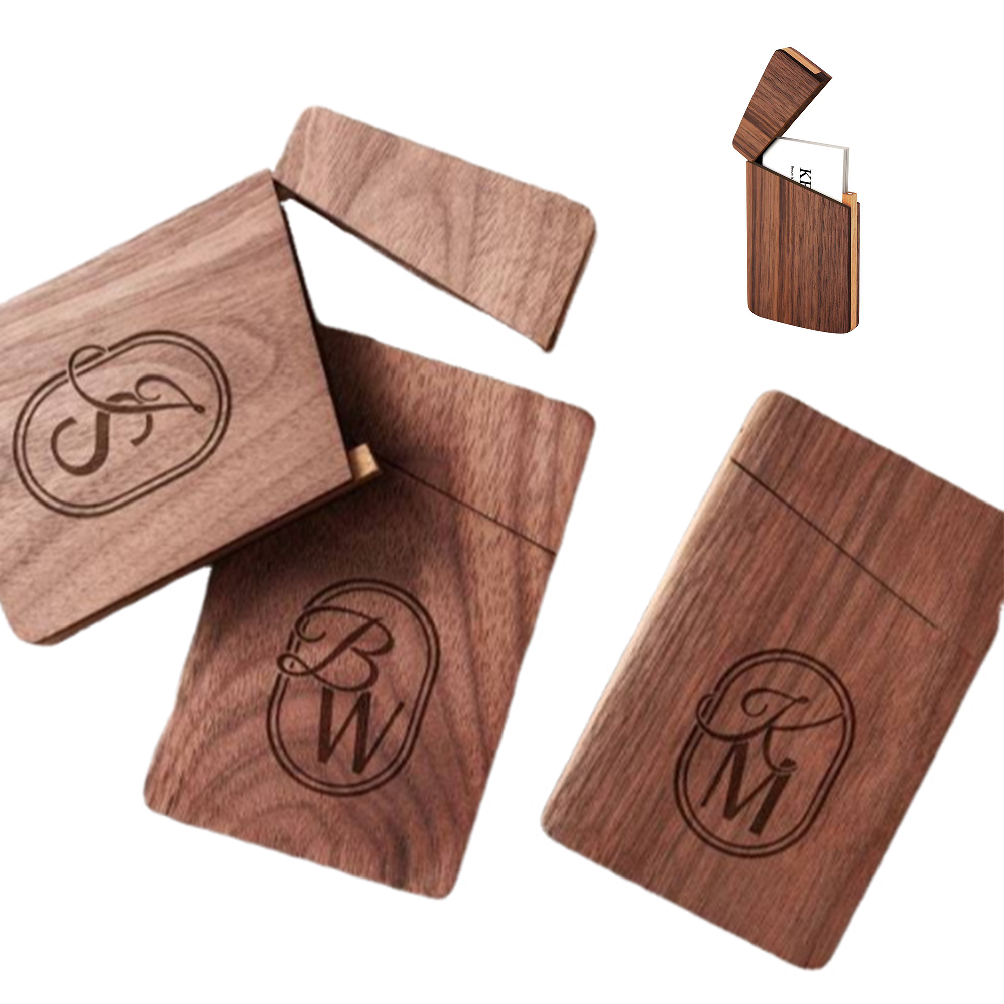 Wooden Name Card Organizer 5