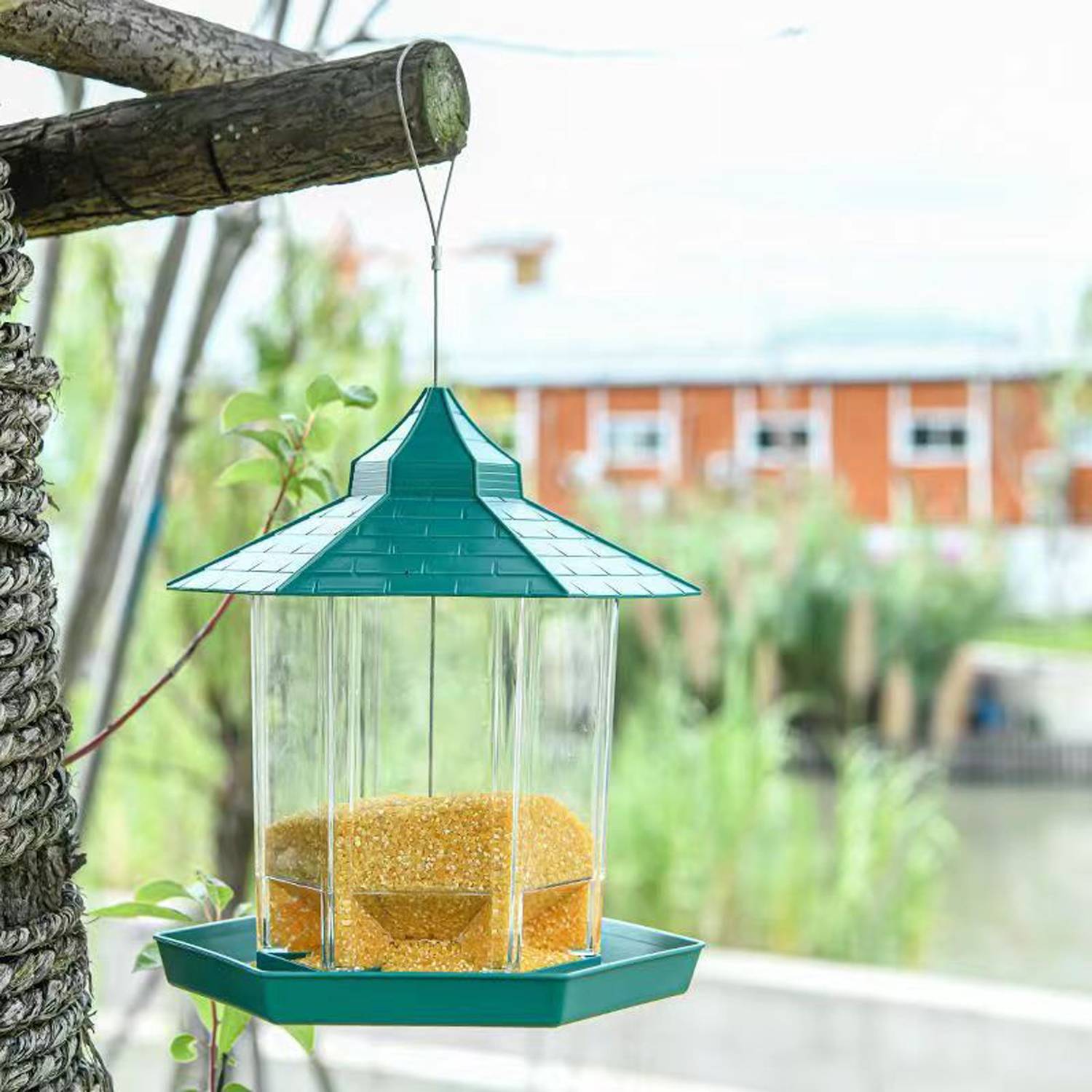 Outdoor Hanging Automatic Bird Feeder 5