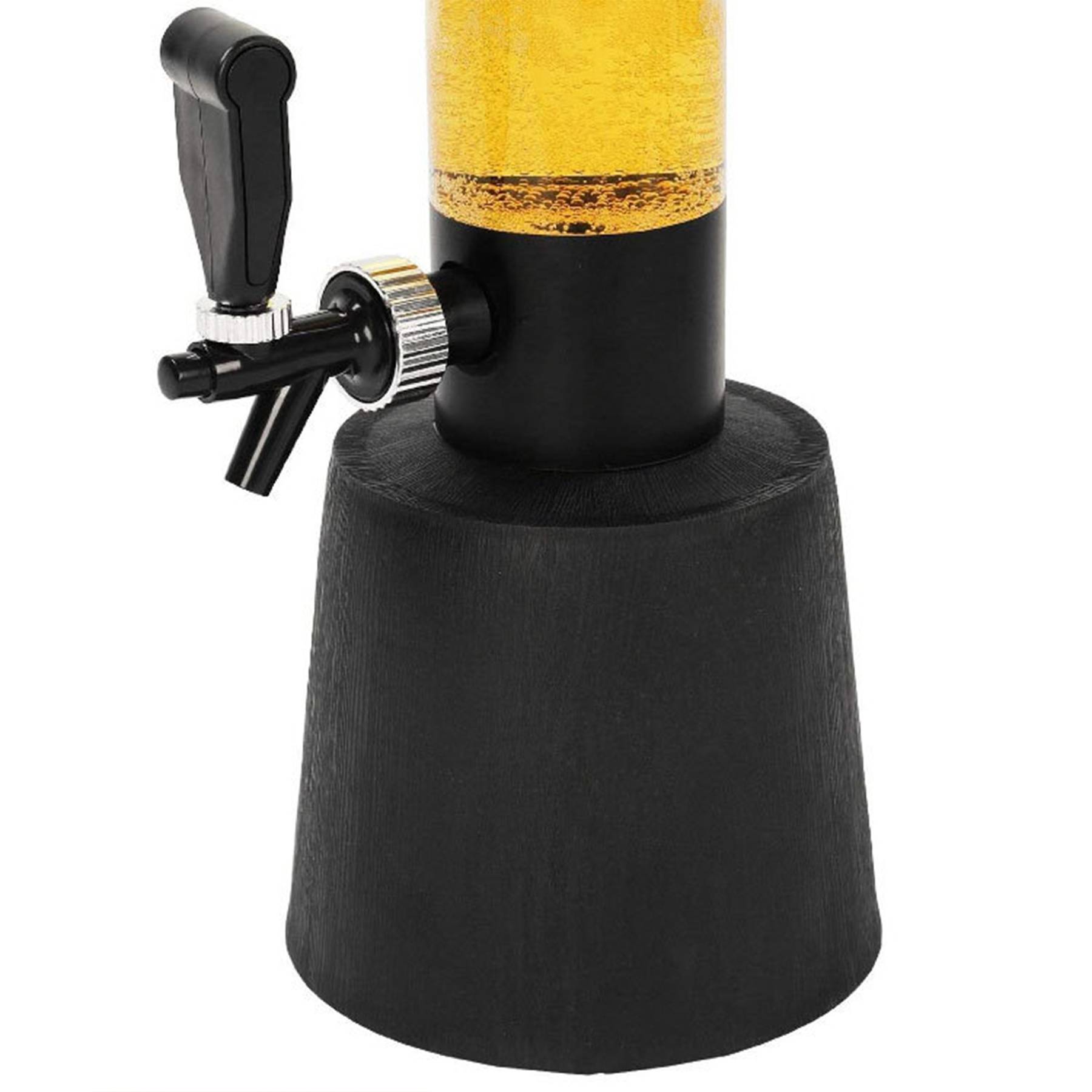 Plastic 3L Beer Clear Beverage Tower 5