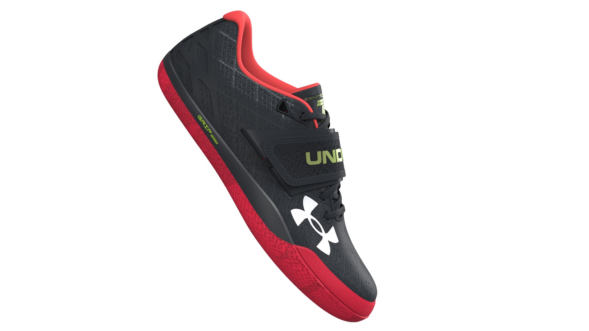 UA Centric Grip Unisex Track Shoes 3