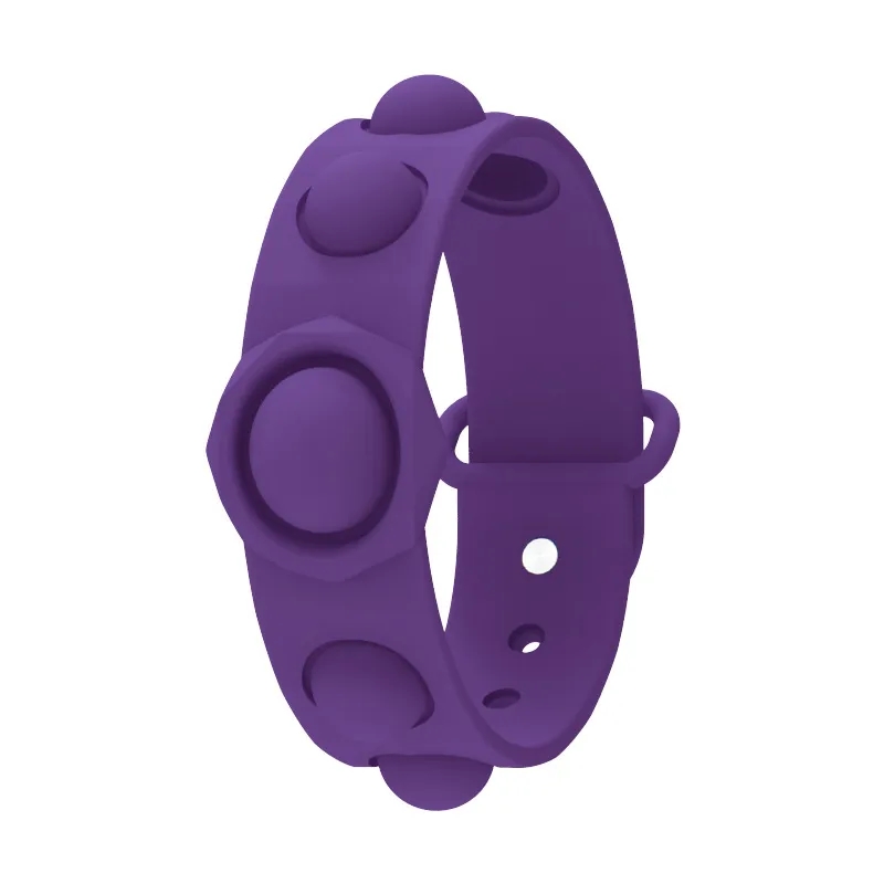 Colorful Push Bubble Sensory Fidget Bracelet Toy Wristband 2