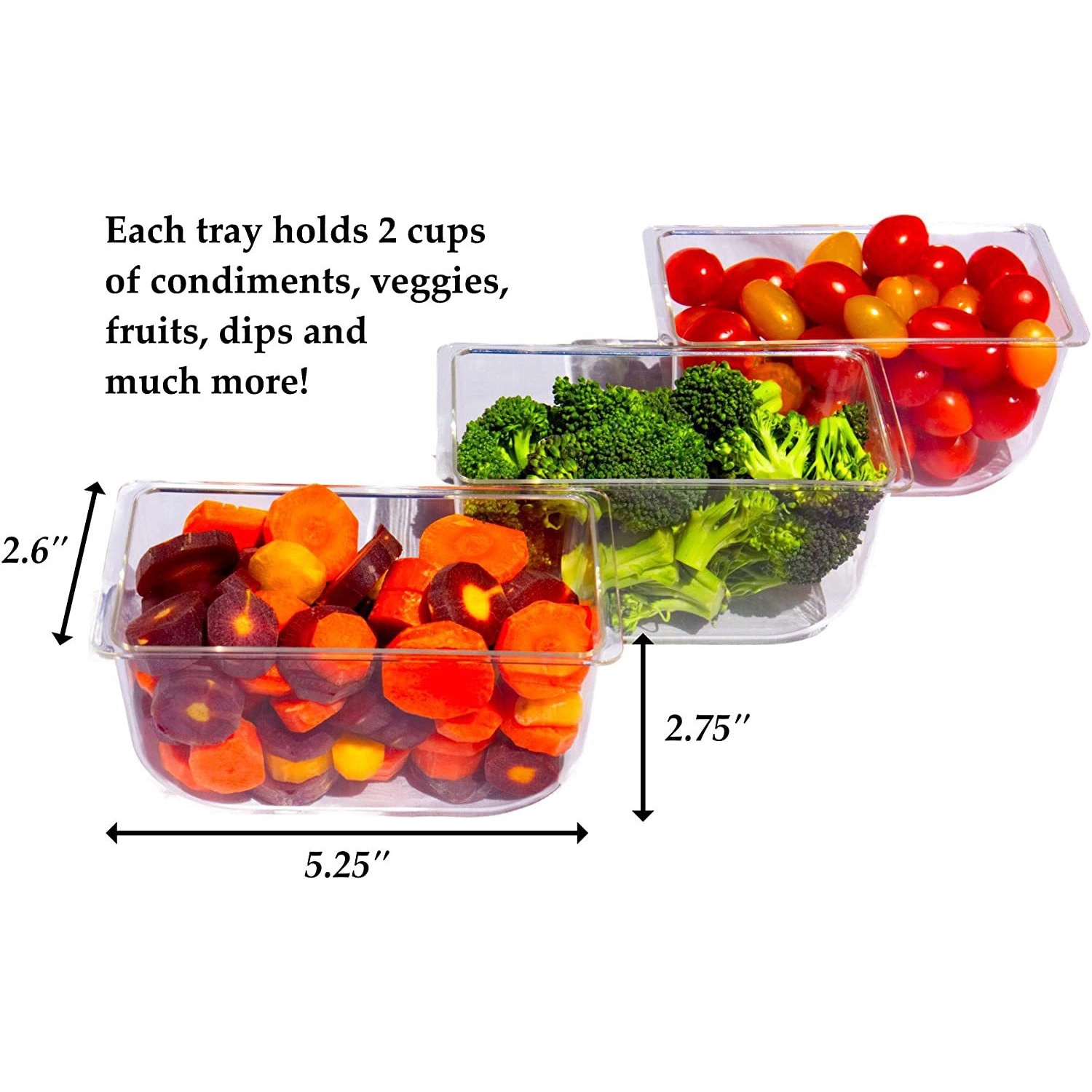 Transparent Dividable Fruit Tray Box 4