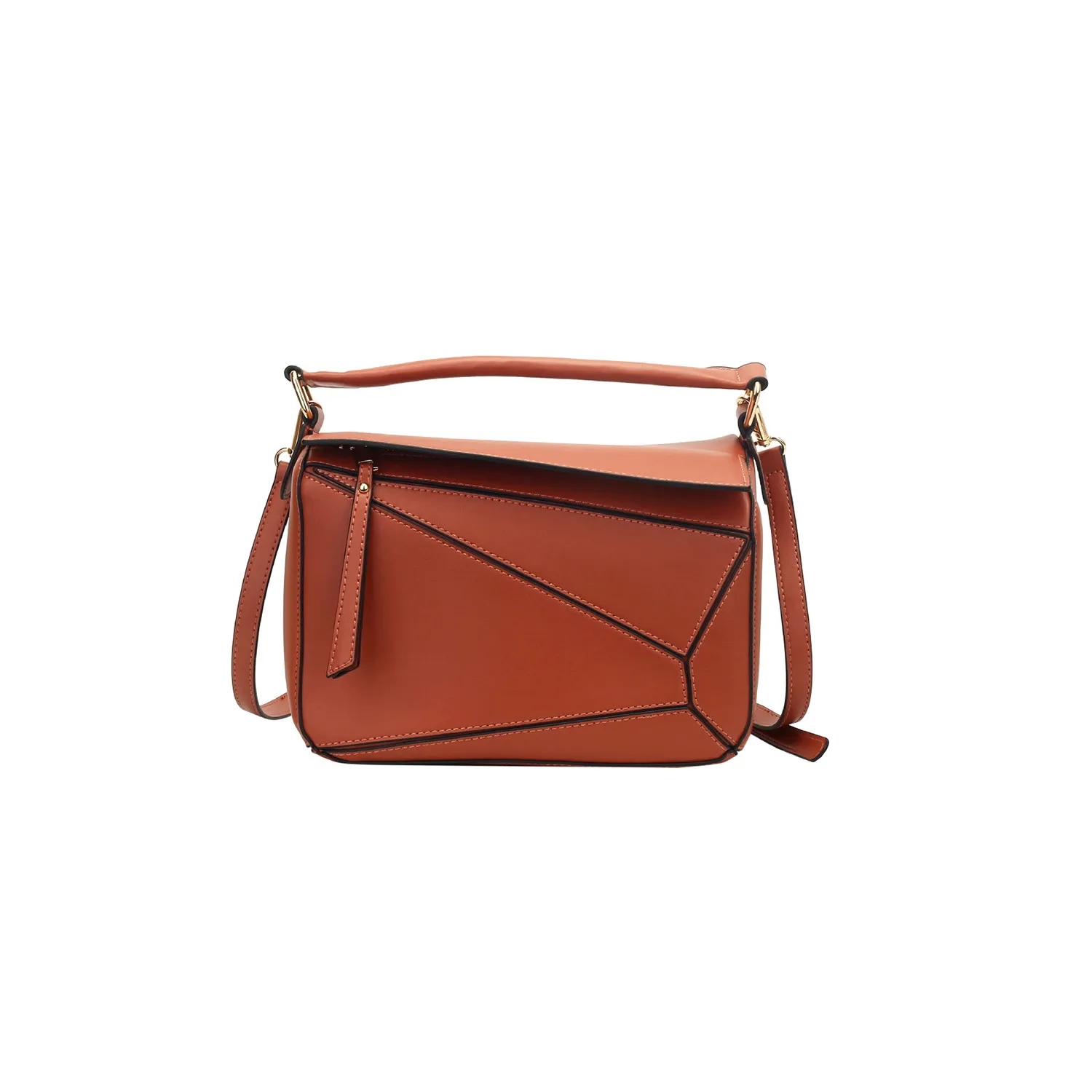 One Shoulder Geometric Portable Cross-Body Bag For Women 2