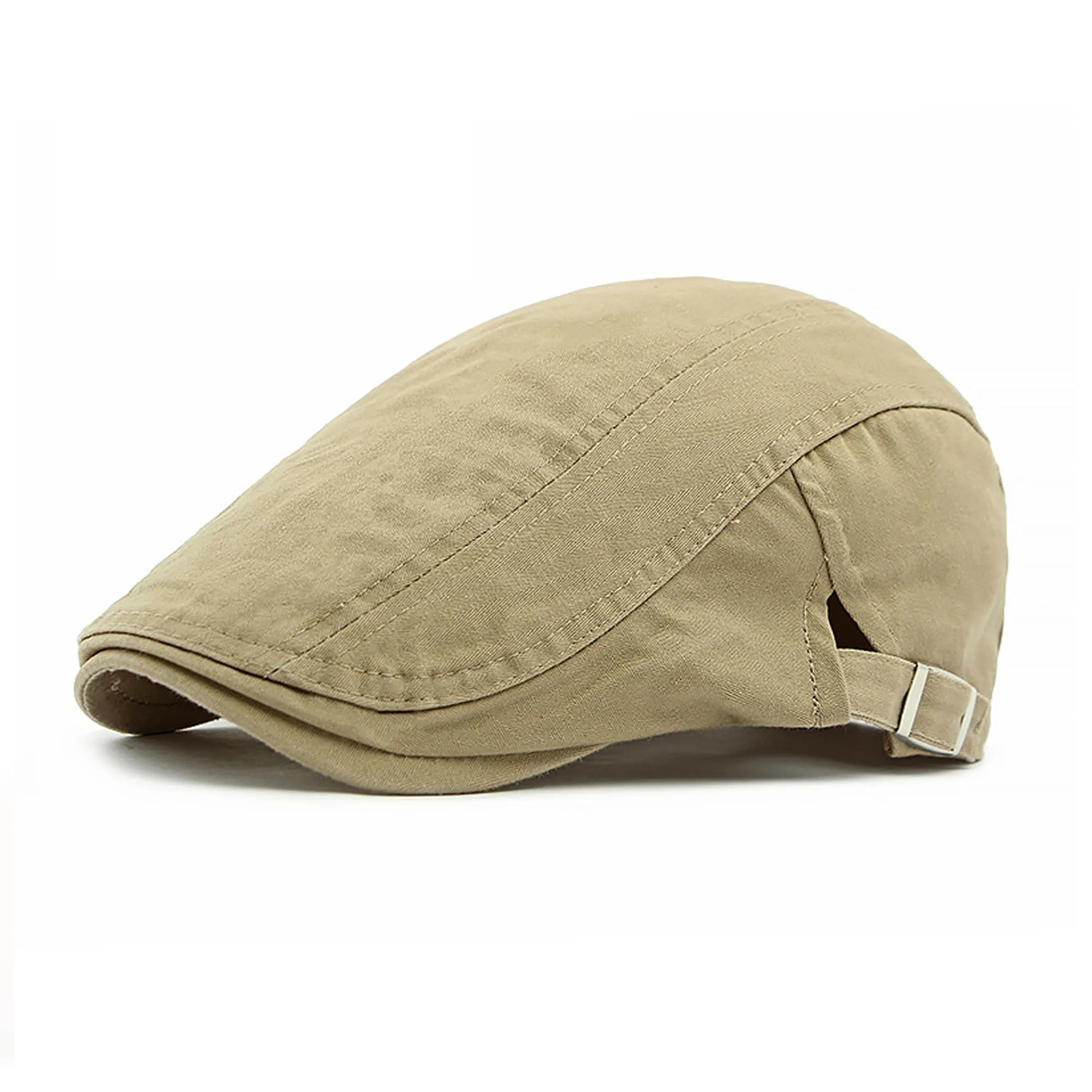 Adjustable Men's Flat Cotton Cap 8