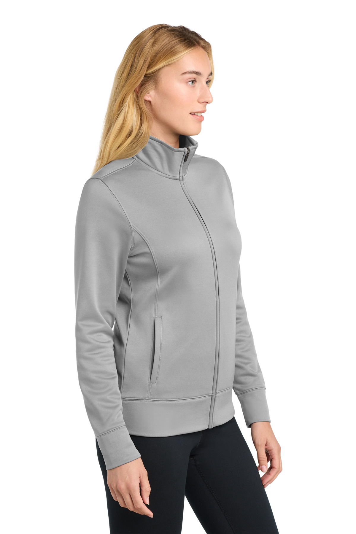 Sport-Tek Women's Sport-Wick Fleece Full-Zip Jacket. LST241 5