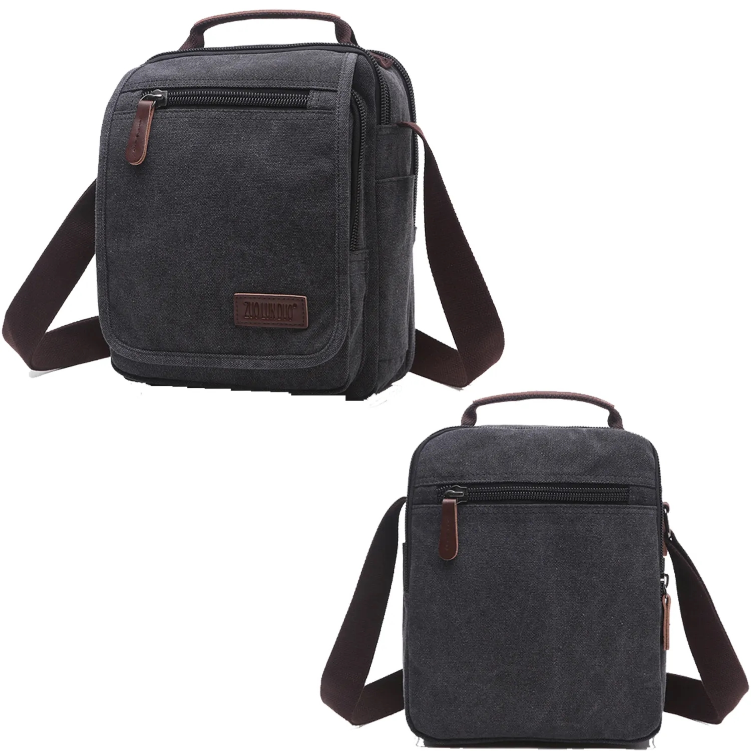 Classmate PC Messenger canvas Oil wax cross-body bag 3