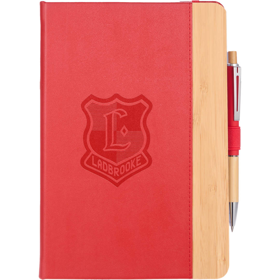 5.5” x 8.5” FSC® Recycled Kia Bamboo Journal 9