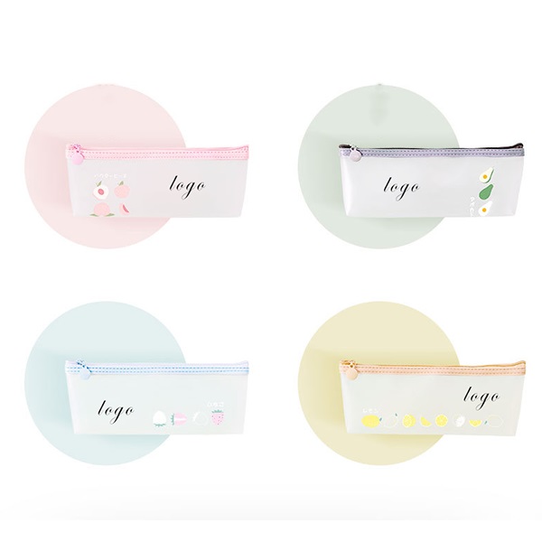 Fruit Transparent Stationery Storage Pencil Pouch Case 2