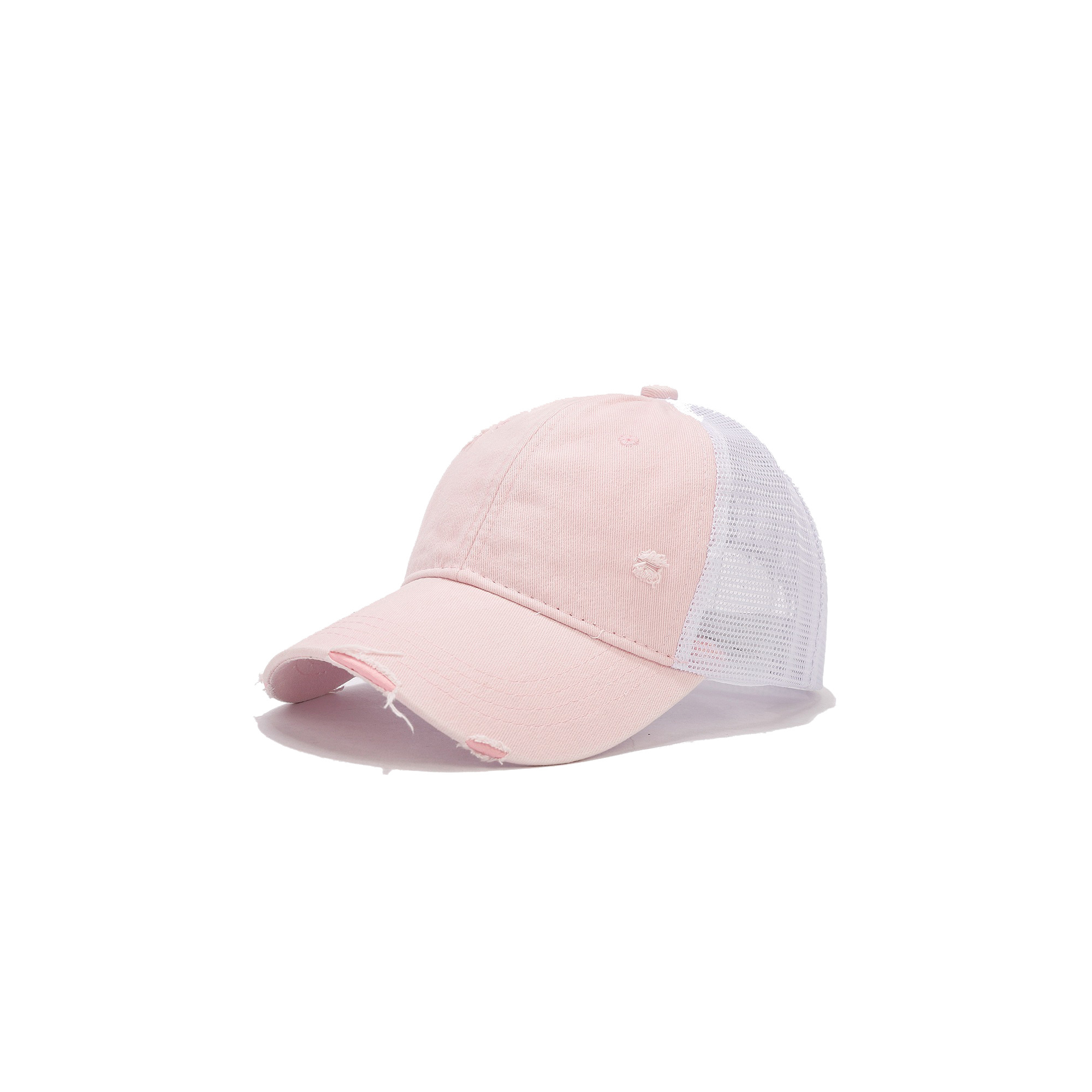 Cotton Ponytail Adjustable Criss Cross Dad Cap 4