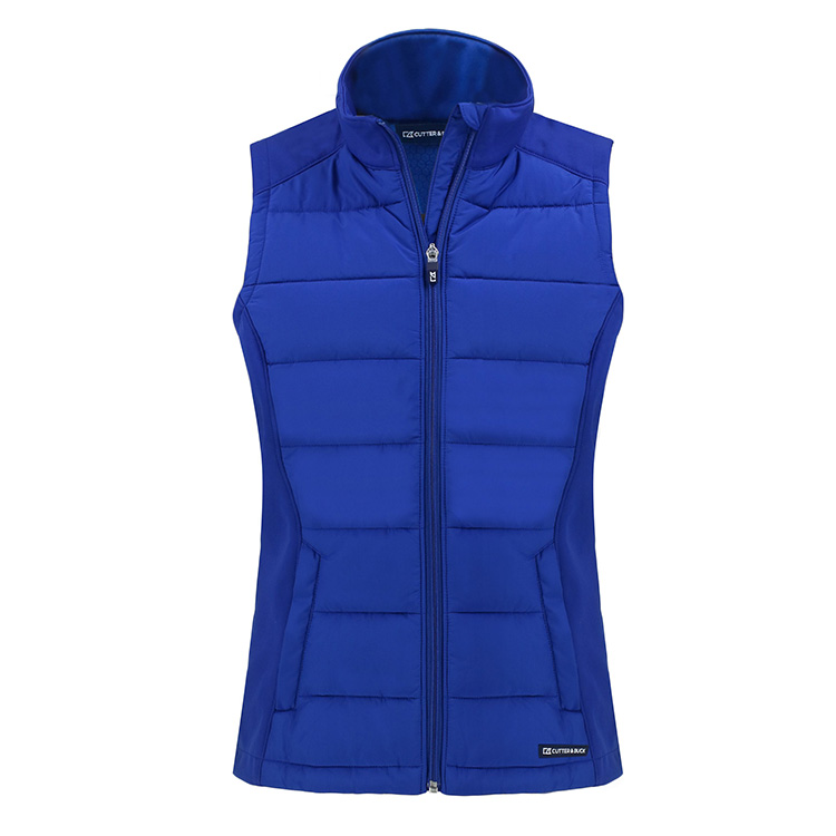 Cutter & Buck Ladies Eco Softshell Recycled Full Zip Vest 5