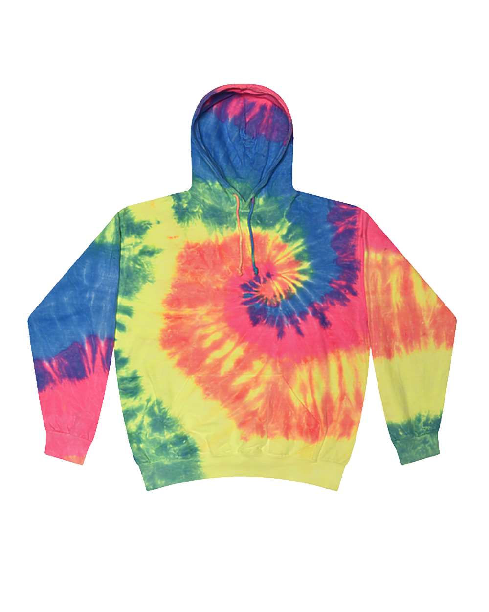 Youth Tie-Dyed Hooded Sweatshirt - 8777Y 19