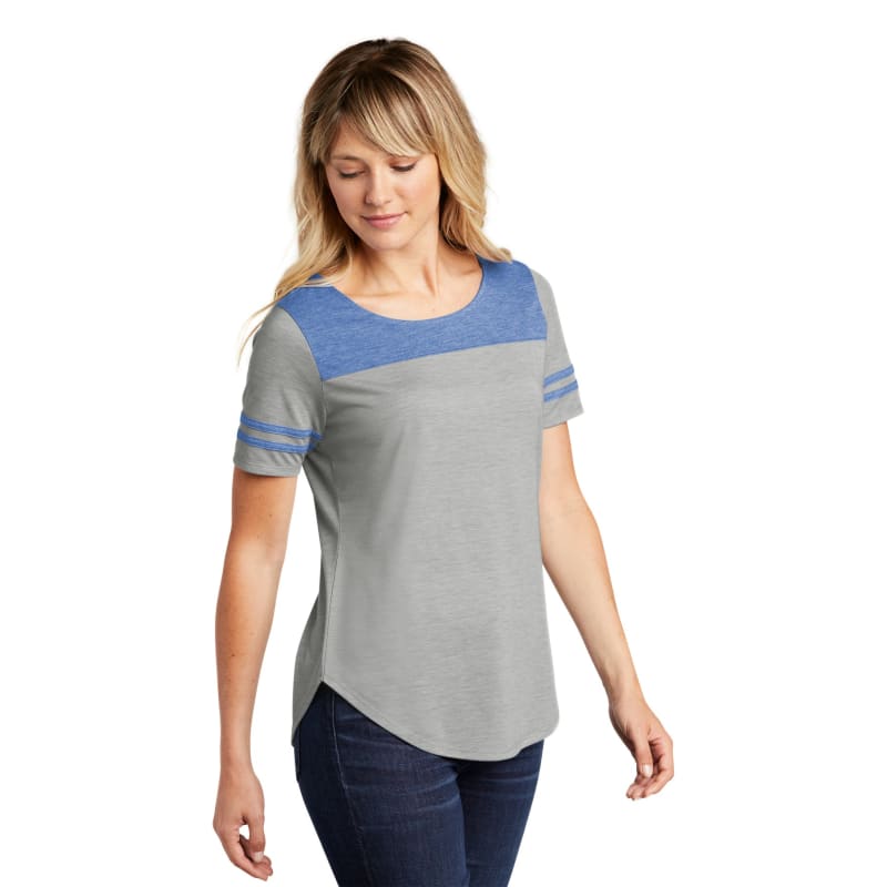 Sport-Tek Women's PosiCharge Tri-Blend Wicking Fan Tee. 14