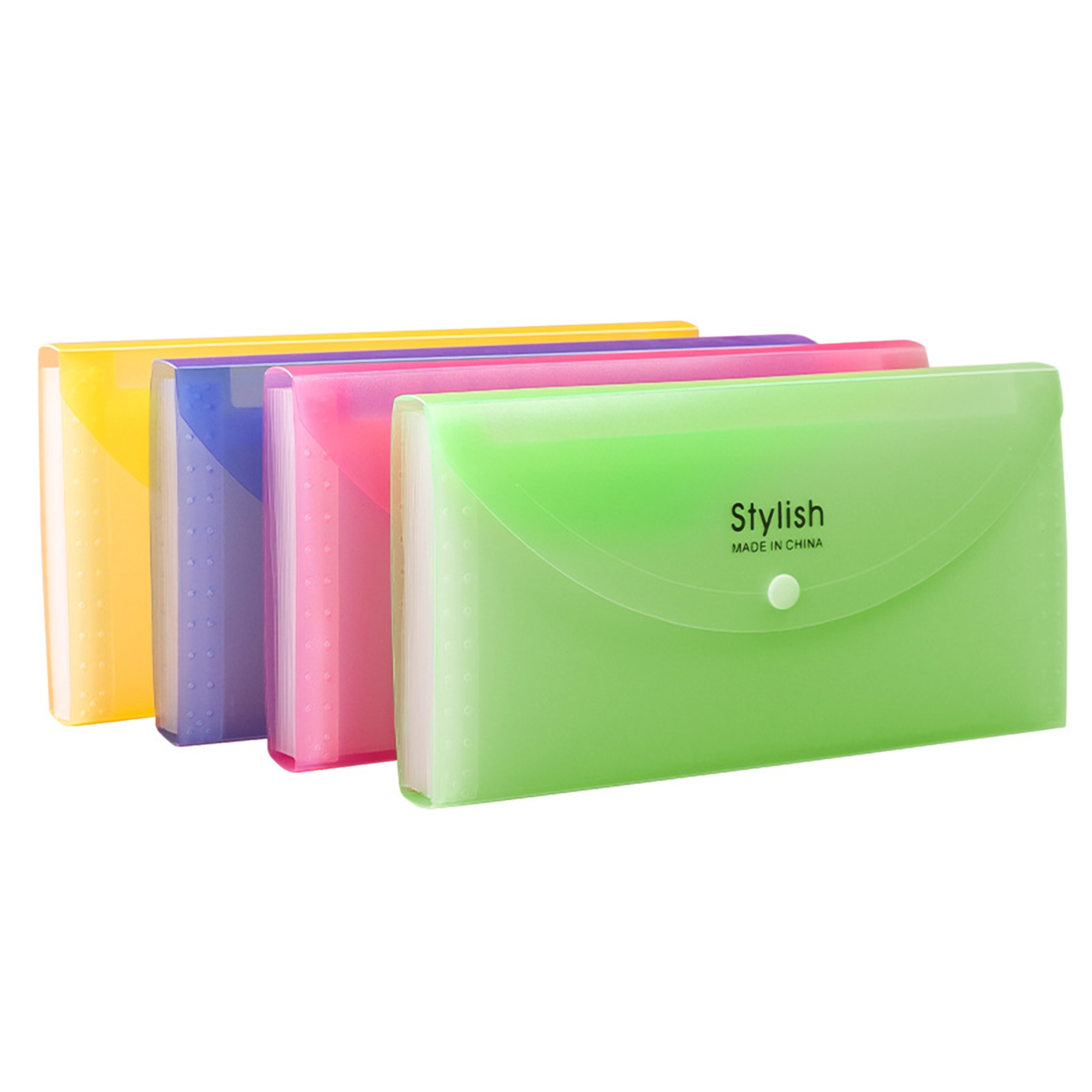 Multi-Layer Frosted Document Organizer Folder