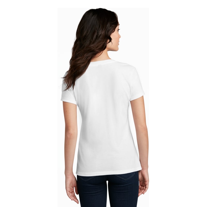 District Women's Perfect Blend CVC V-Neck Tee. 24
