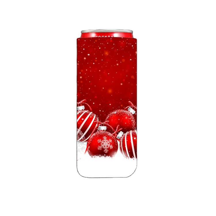 Christmas Neoprene Slim Can Coolers 3