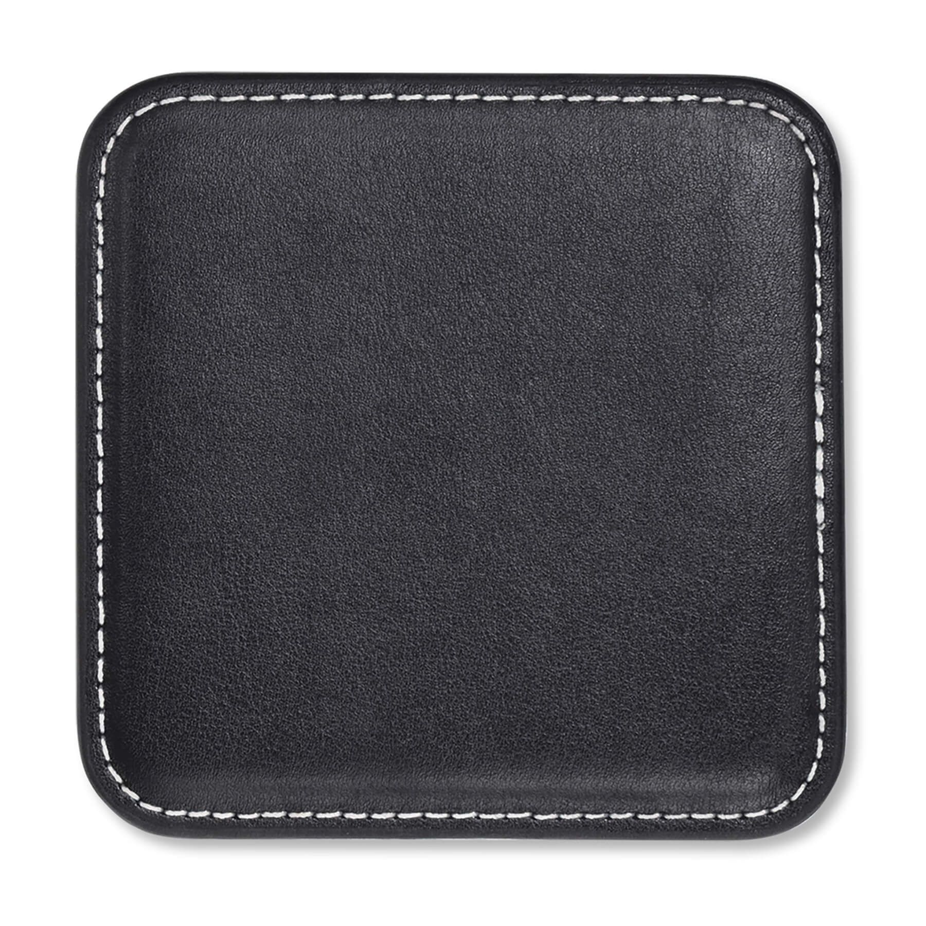 Vintage Leather Square Coaster 10