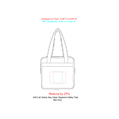 Game Day Clear Zippered Safety Tote 45