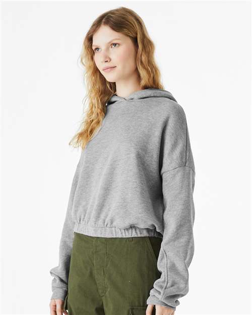 FWD Fashion Women's Sponge Fleece Cinched Bottom Hoodie