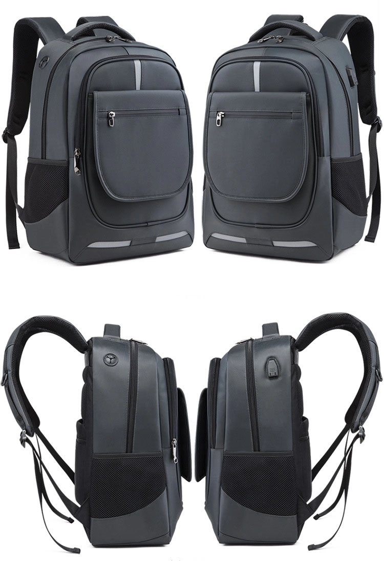 Waterproof Leisure Laptop Bags Decompression With USB Port 8