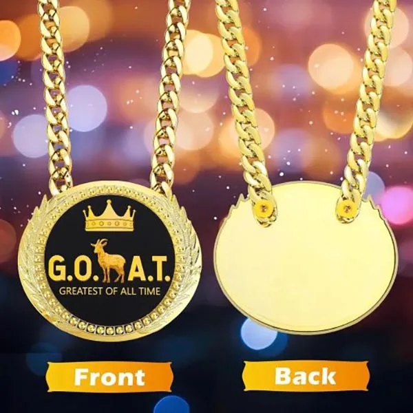 Personalized Sales Medal with Chain 2