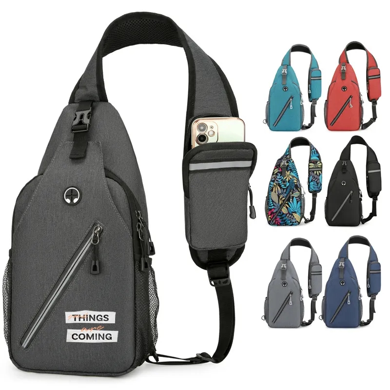 In Stock Crossbody Sling Bag Travel Hiking Chest Bag