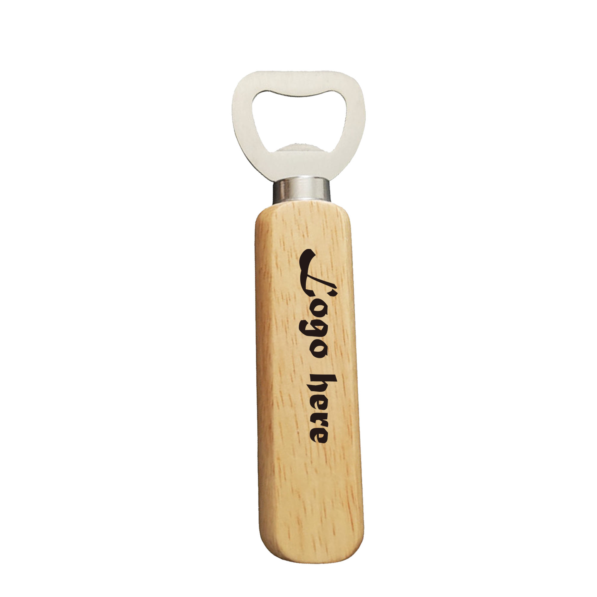Wooden Grip Stainless Steel Bottle Opener 2