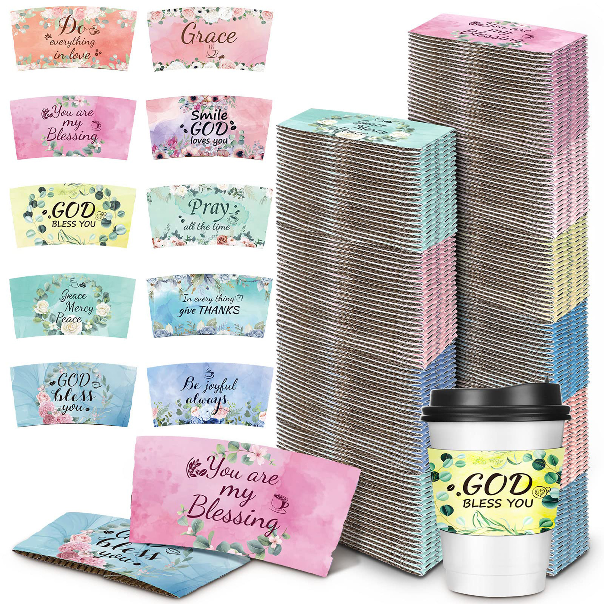 16 oz One-Time Custom Coffee Cup Sleeve 2