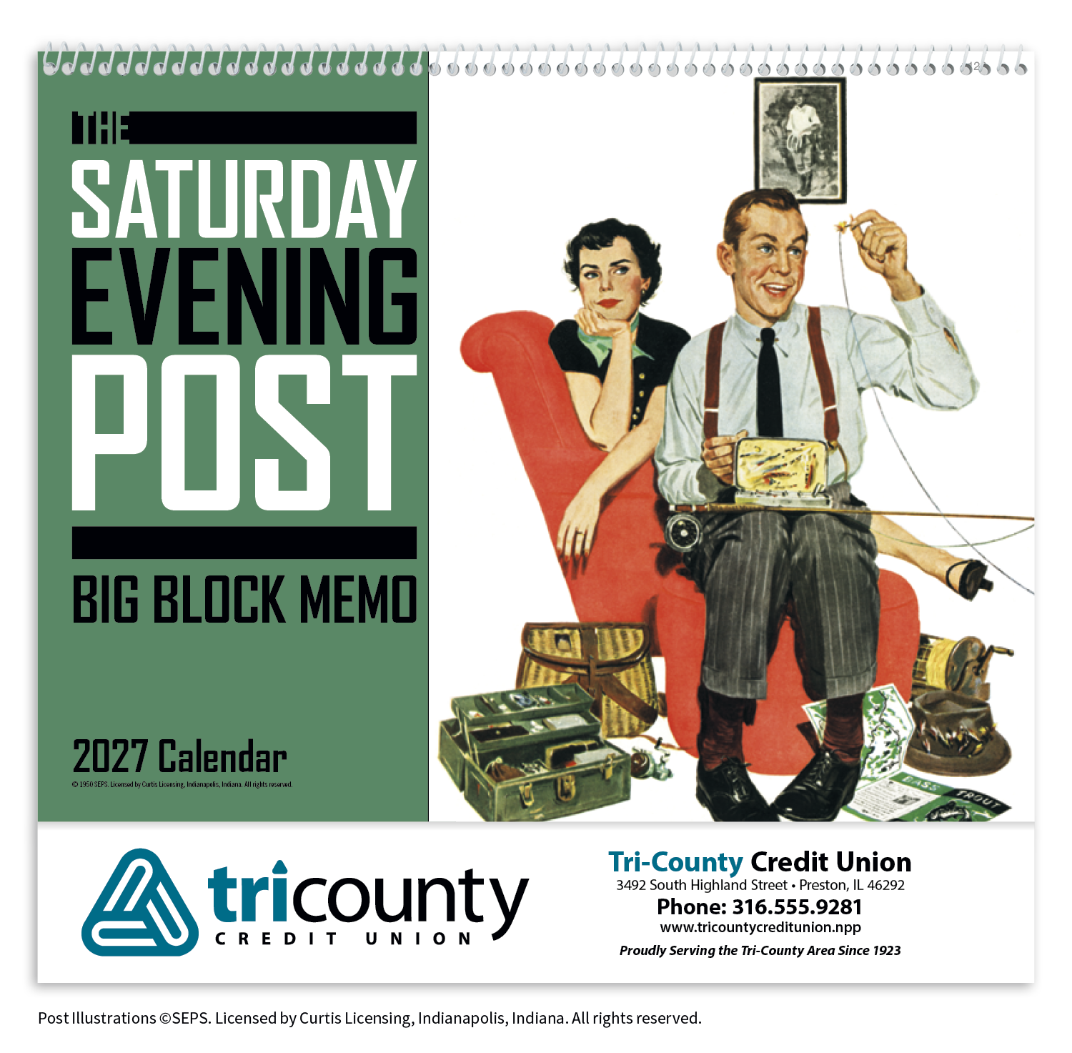 Triumph® Calendars Big Block Memo 18