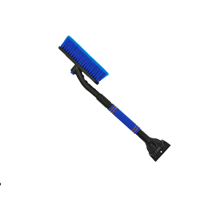 Snow shovel can be easily operated with one button, extending from 28.7" to 36", so that you can eas 2