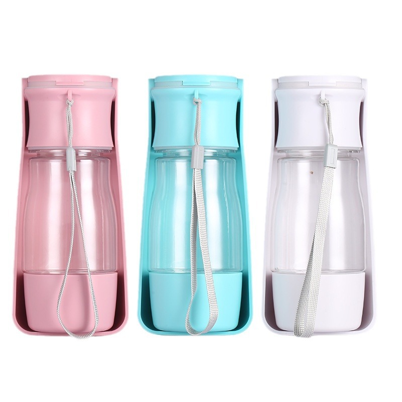 Double-layer Portable Pet Folding Drinker / Food Storage 9