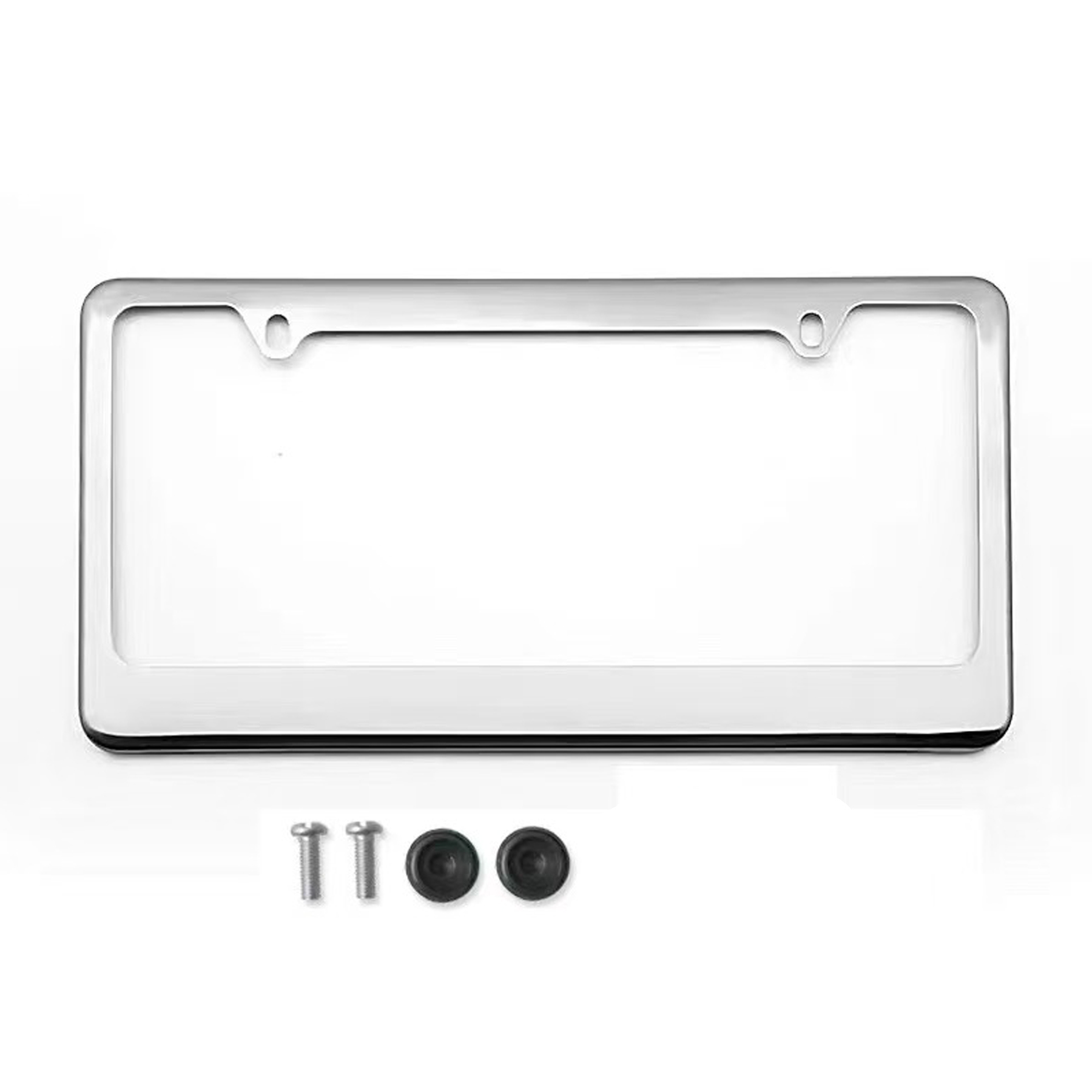 Matte Black License Plate Frames 1