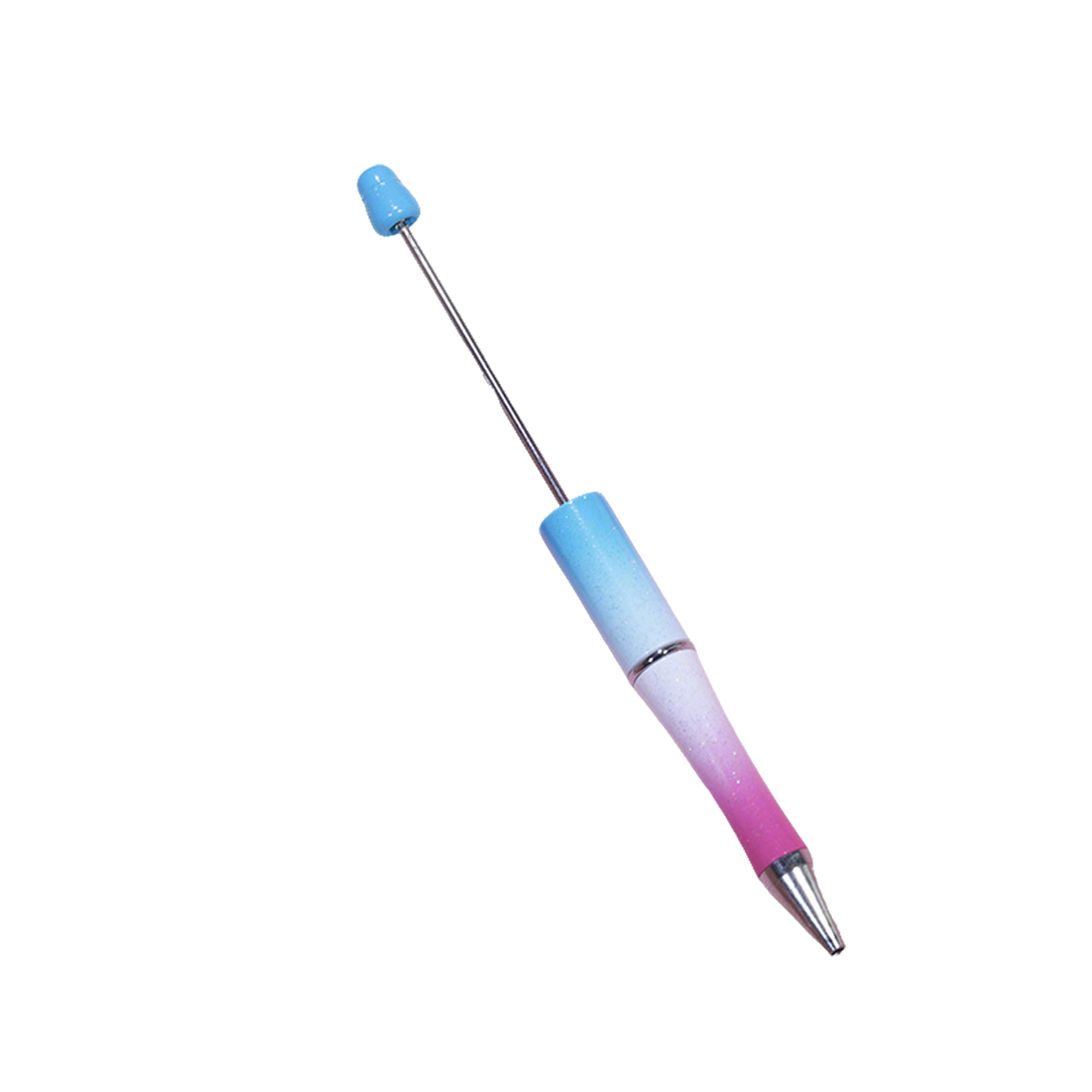 Plastic Metal Creative Ballpoint Pen For Do It Yourself Bead Attachment 6