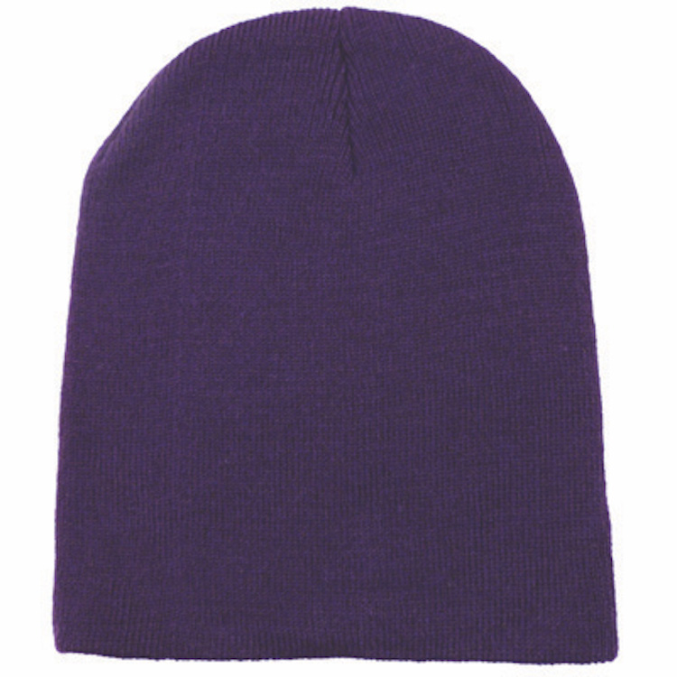 Short Knit Beanie Hat 15