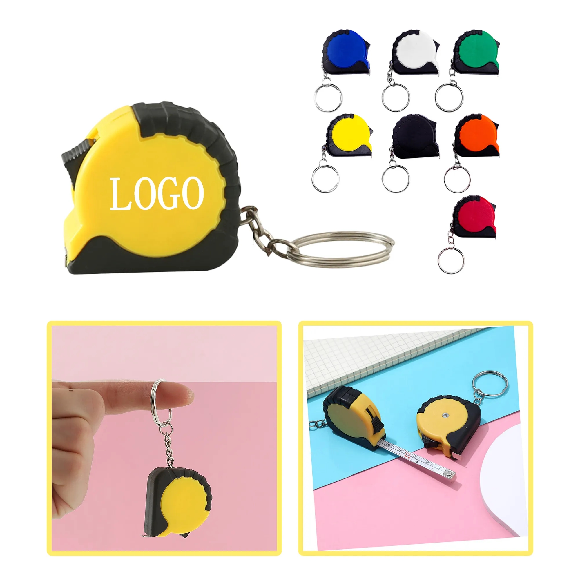 Portable Rubber-Coated Steel Tape Measure 1