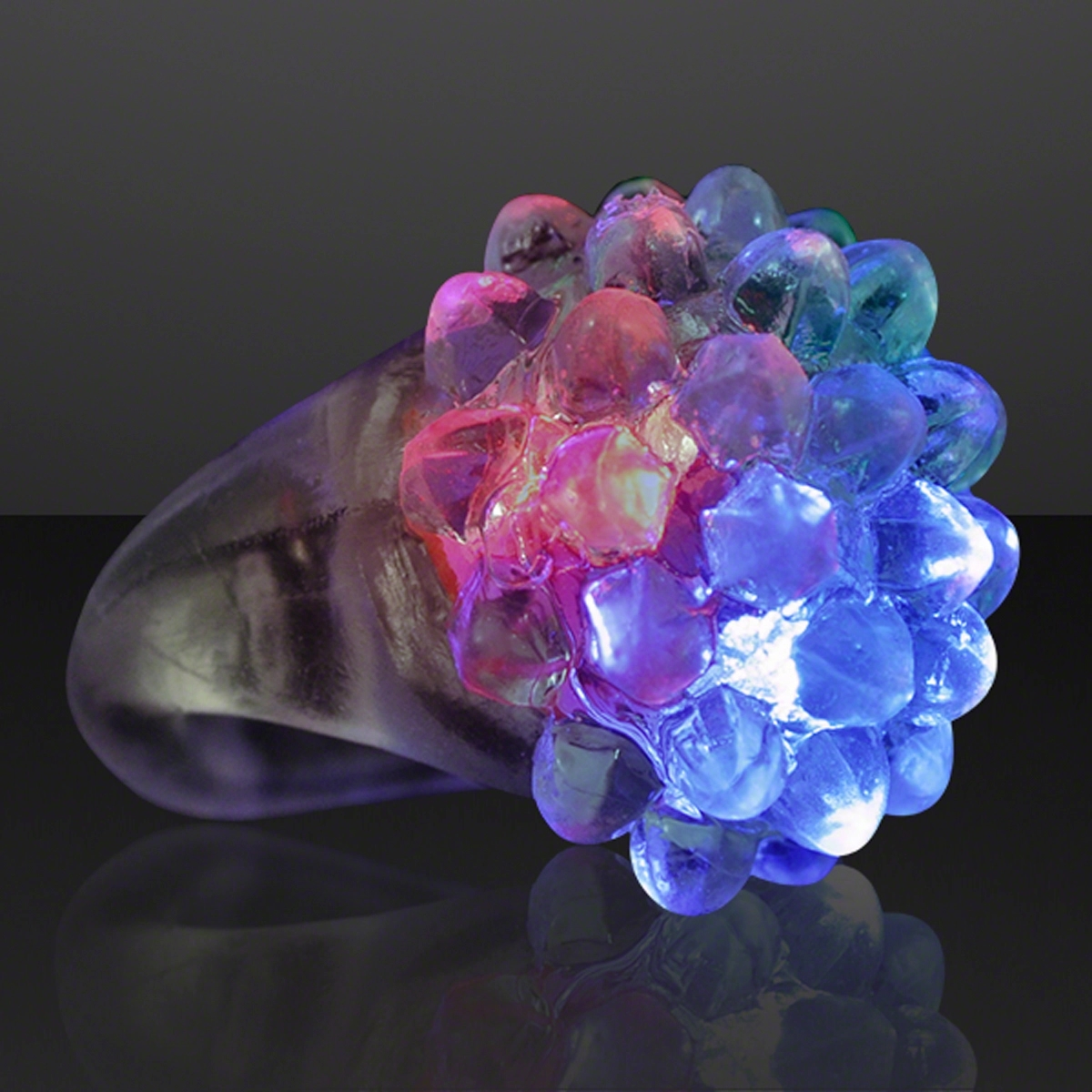 Slow Color Change LED Soft Bubble Rings 3