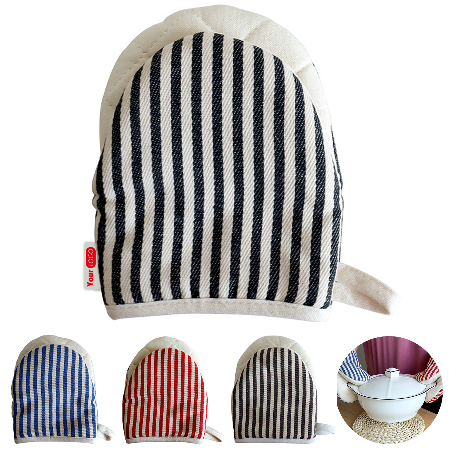 Small Oven Mitts with Heat Protection 2