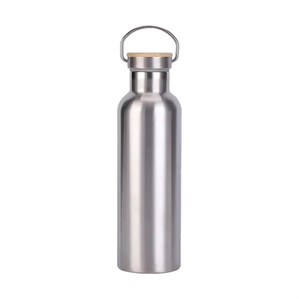 20 oz Insulated Water Bottle with Bamboo Lid Eco-Friendly 7