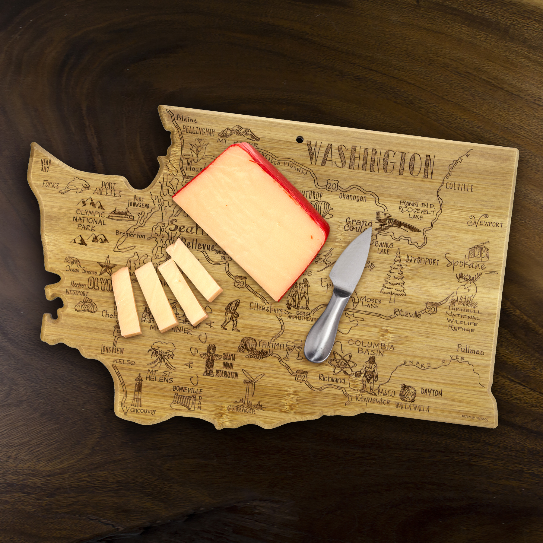 Destination Washington Cutting & Serving Board 8