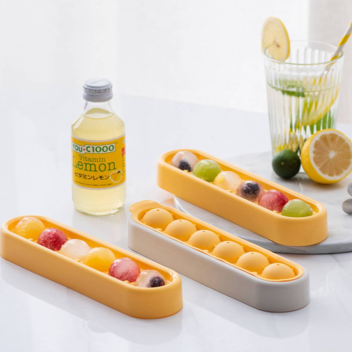 Food Grade 6-Cavity Ice Ball Mold 7