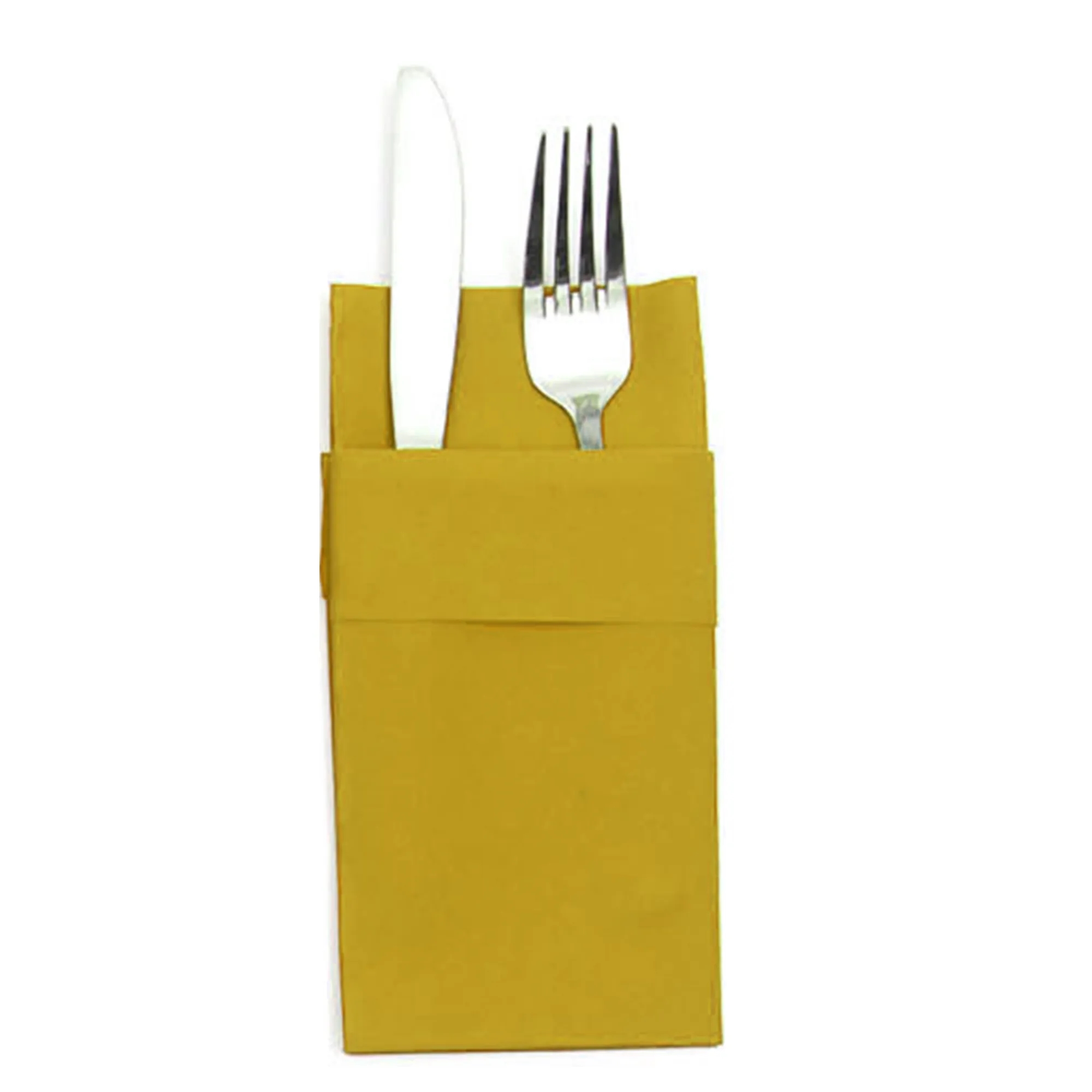 Clean Napkin Pocket Knife and Fork Paper 15
