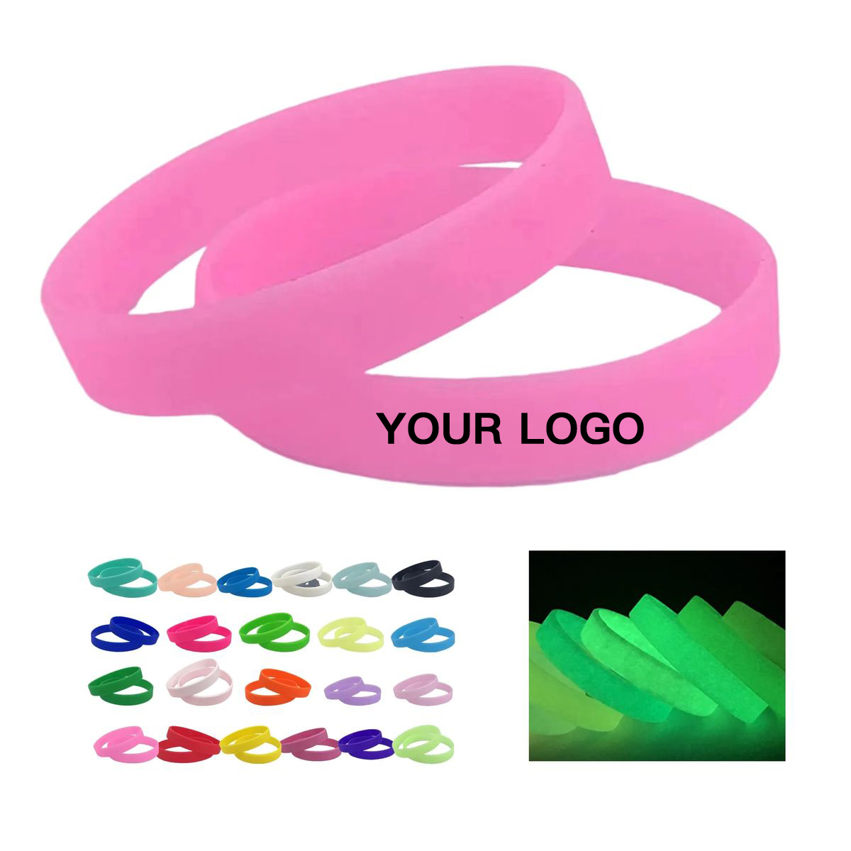 Silicone Glow Wristband with Full-Color Printing 2