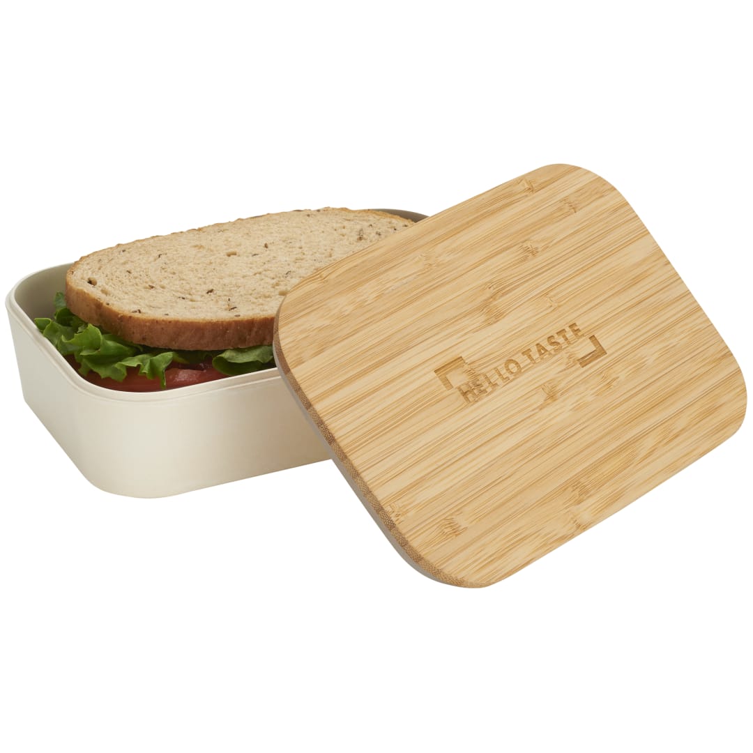 Bamboo Fiber Lunch Box with Cutting Board Lid 87